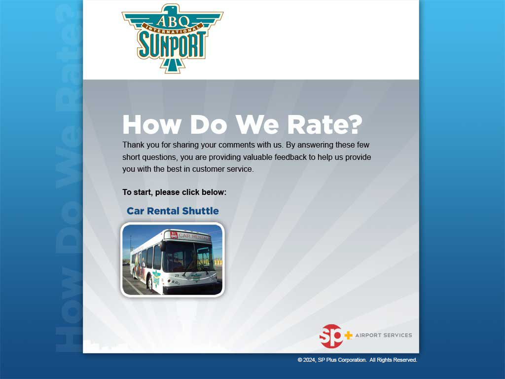 How Do We Rate - ABQ Sunport Airport